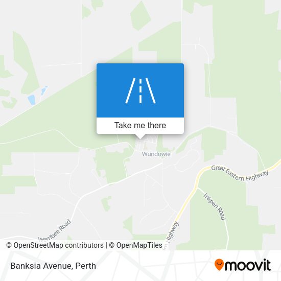 Banksia Avenue map