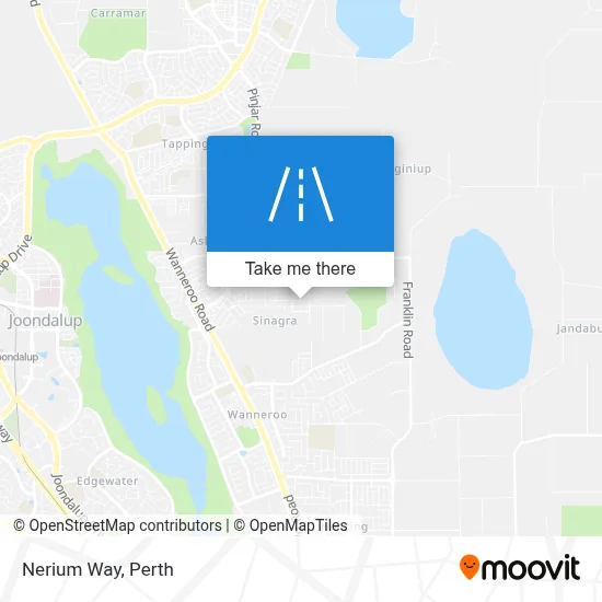 Mapa Nerium Way