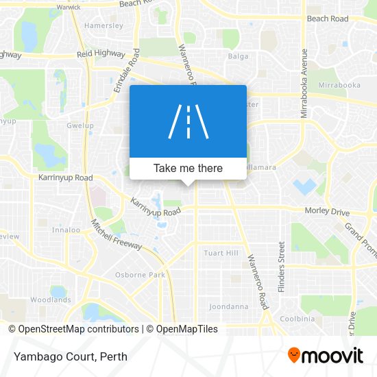 Yambago Court map