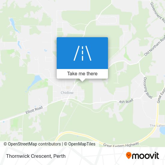 Thornwick Crescent map