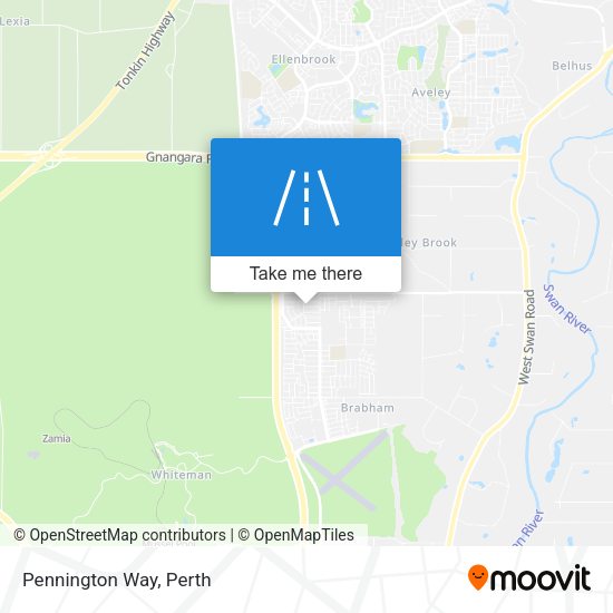 Pennington Way map