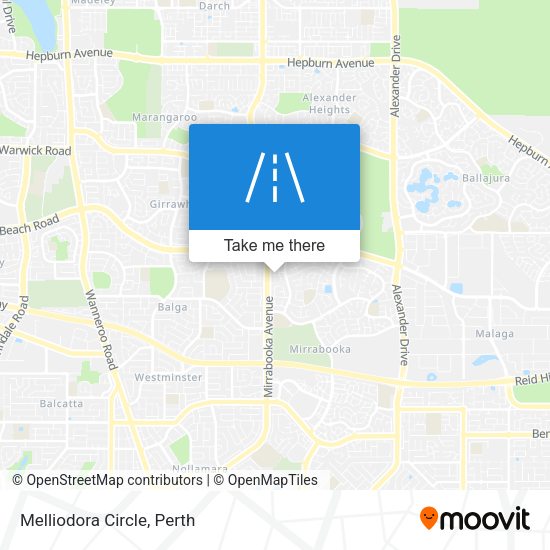 Melliodora Circle map