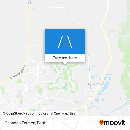 Chandon Terrace map