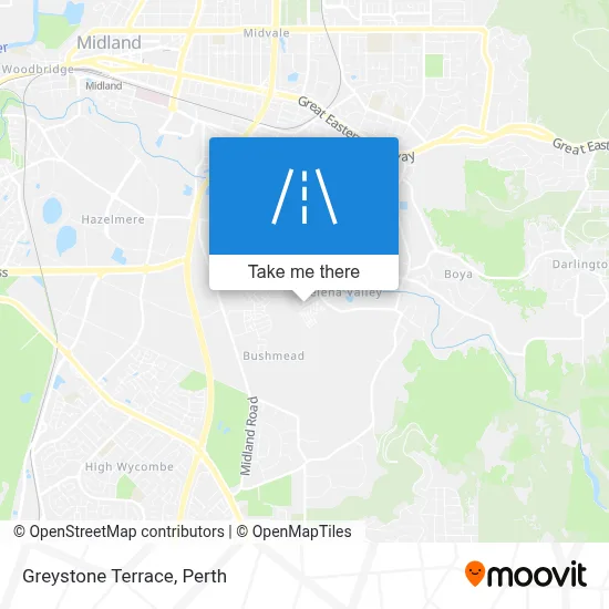 Mapa Greystone Terrace