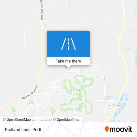 Mapa Redland Lane