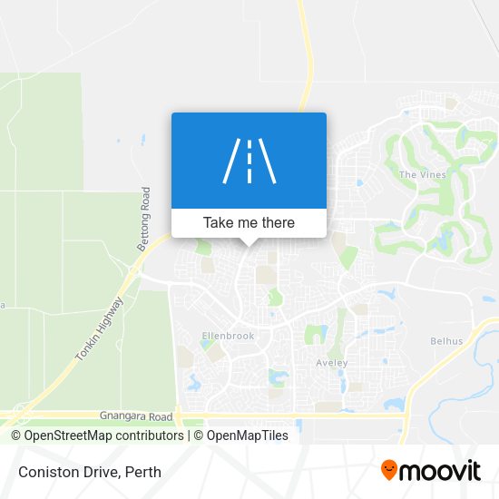 Coniston Drive map