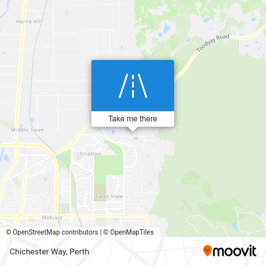 Chichester Way map