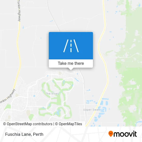 Mapa Fuschia Lane