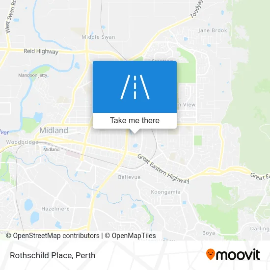 Mapa Rothschild Place