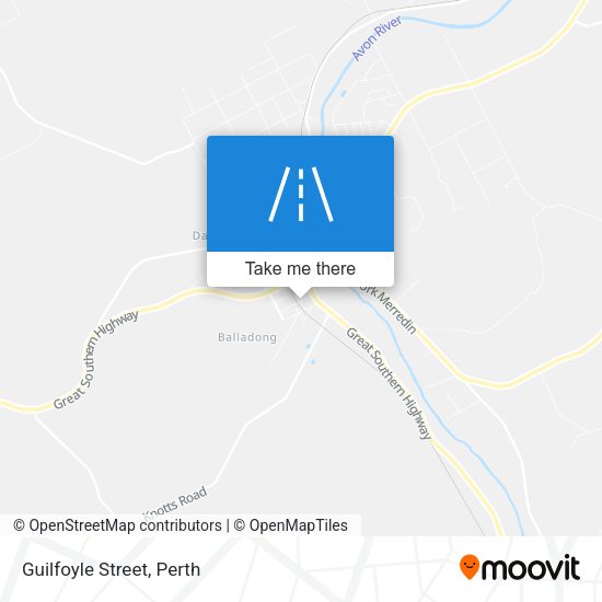 Guilfoyle Street map