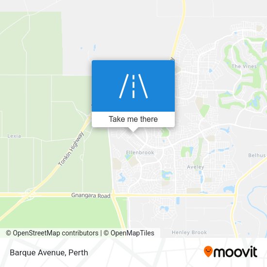 Barque Avenue map