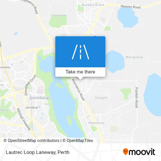 Mapa Lautrec Loop Laneway