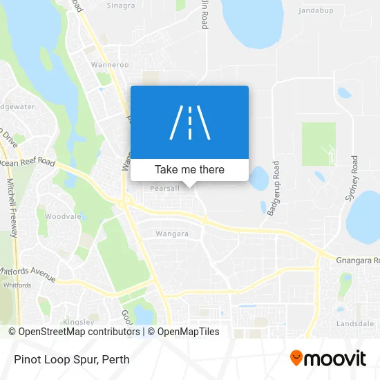 Mapa Pinot Loop Spur