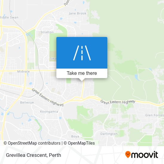 Grevillea Crescent map