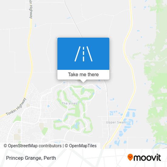Princep Grange map