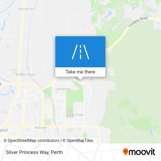 Silver Princess Way map