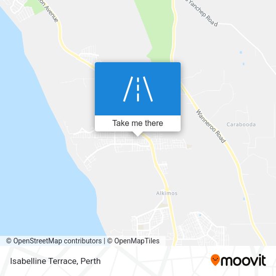 Isabelline Terrace map