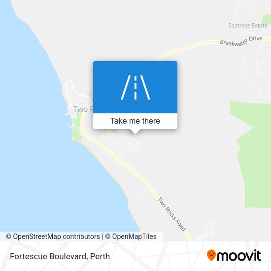 Fortescue Boulevard map