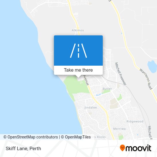 Skiff Lane map