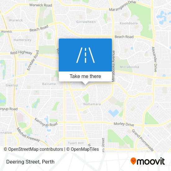 Deering Street map