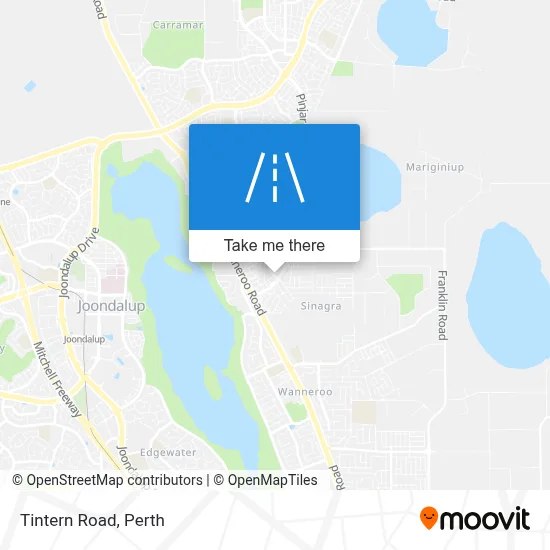 Mapa Tintern Road