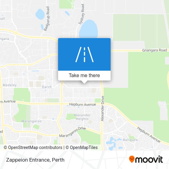 Zappeion Entrance map