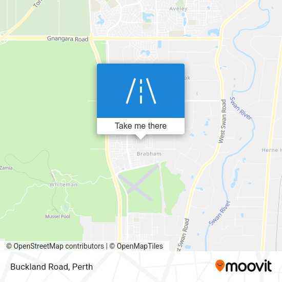 Buckland Road map