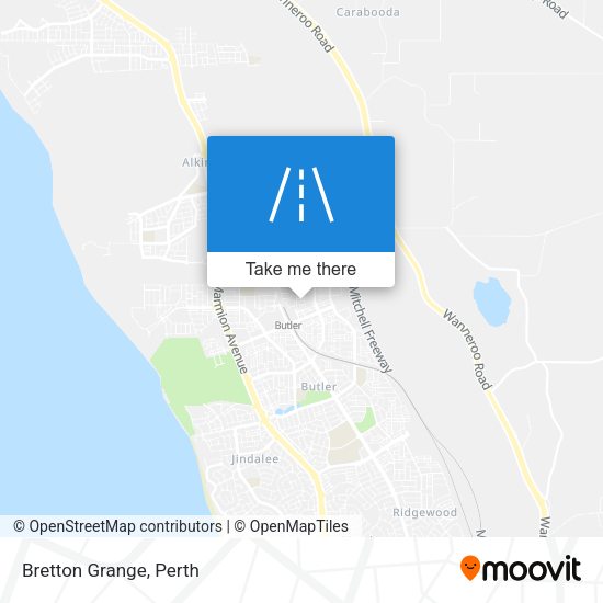 Bretton Grange map