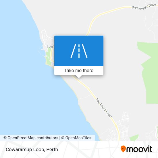Cowaramup Loop map
