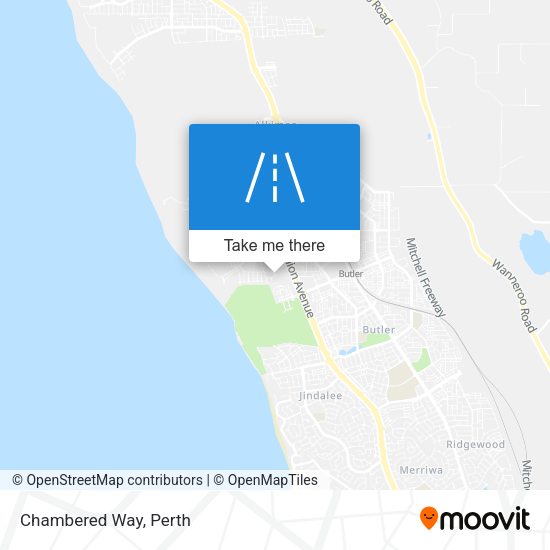 Chambered Way map