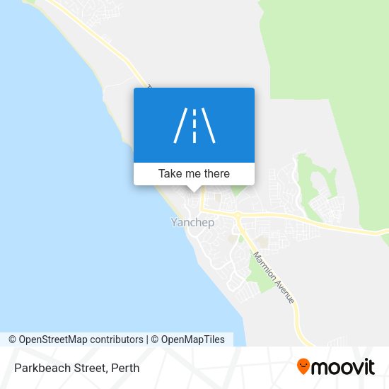 Parkbeach Street map