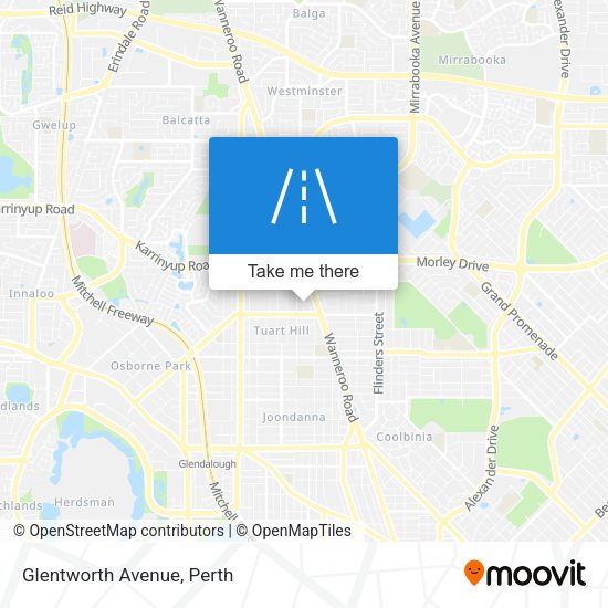 Glentworth Avenue map