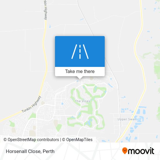 Horsenall Close map