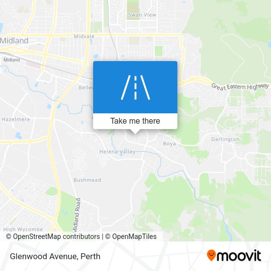 Glenwood Avenue map