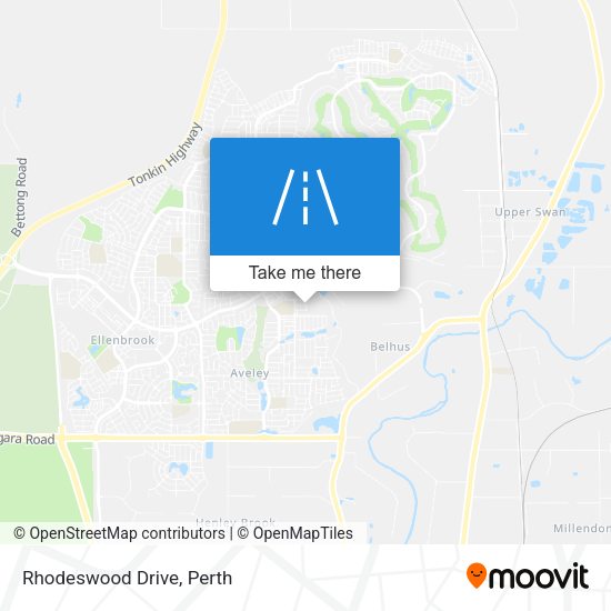 Rhodeswood Drive map
