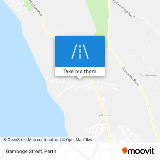 Gamboge Street map