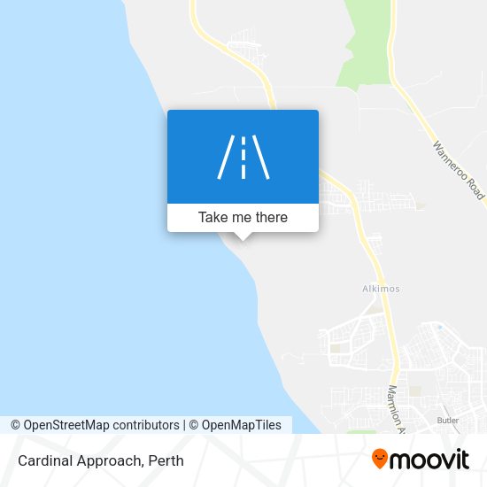 Cardinal Approach map