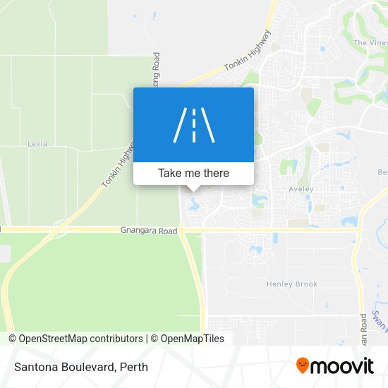 Santona Boulevard map
