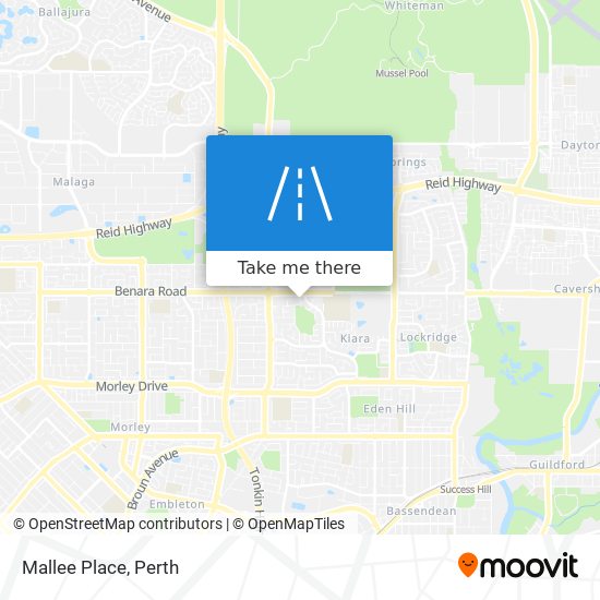 Mallee Place map