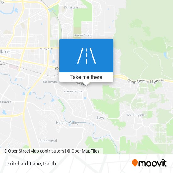 Pritchard Lane map