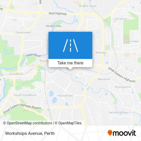 Workshops Avenue map