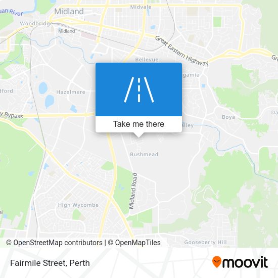 Fairmile Street map
