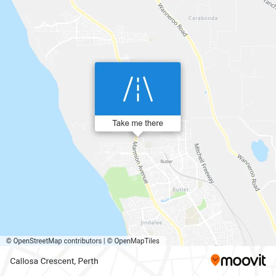 Mapa Callosa Crescent