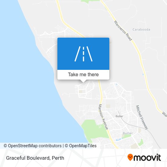 Graceful Boulevard map
