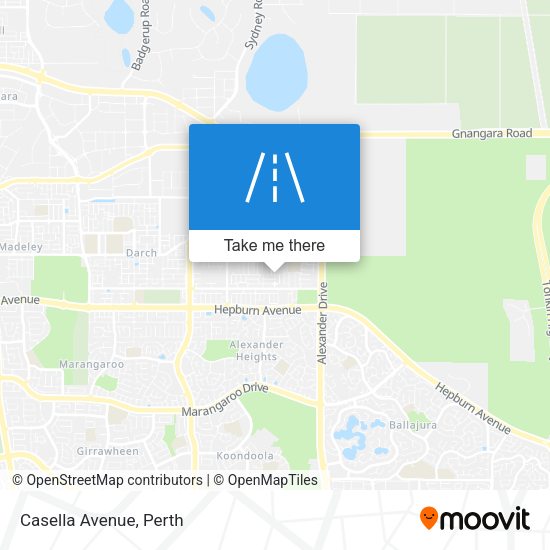 Casella Avenue map