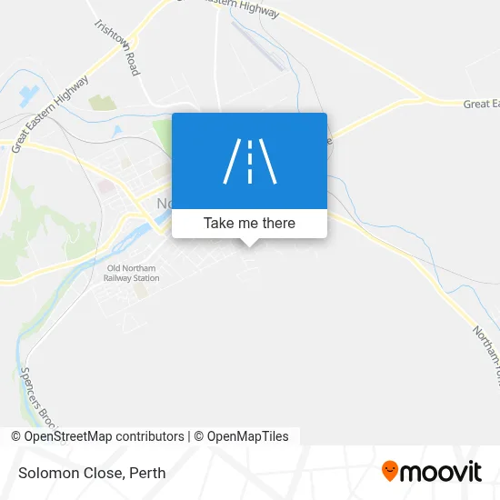Mapa Solomon Close