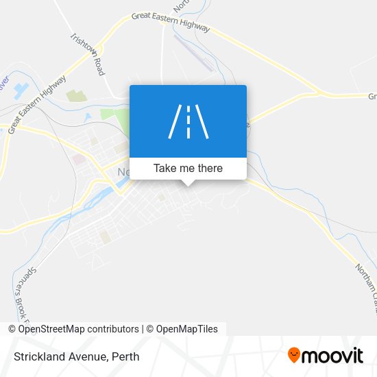 Strickland Avenue map