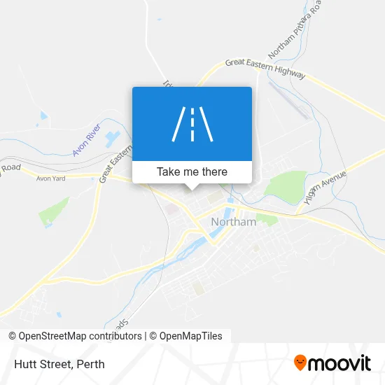 Mapa Hutt Street