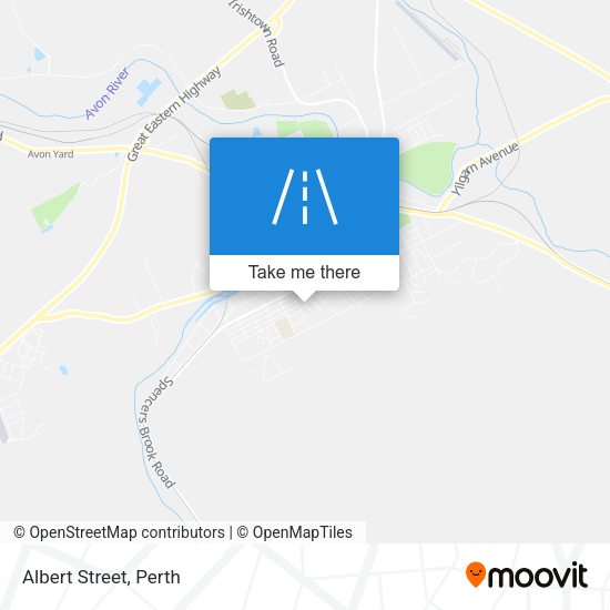 Albert Street map