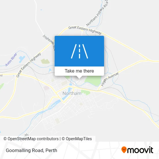Mapa Goomalling Road